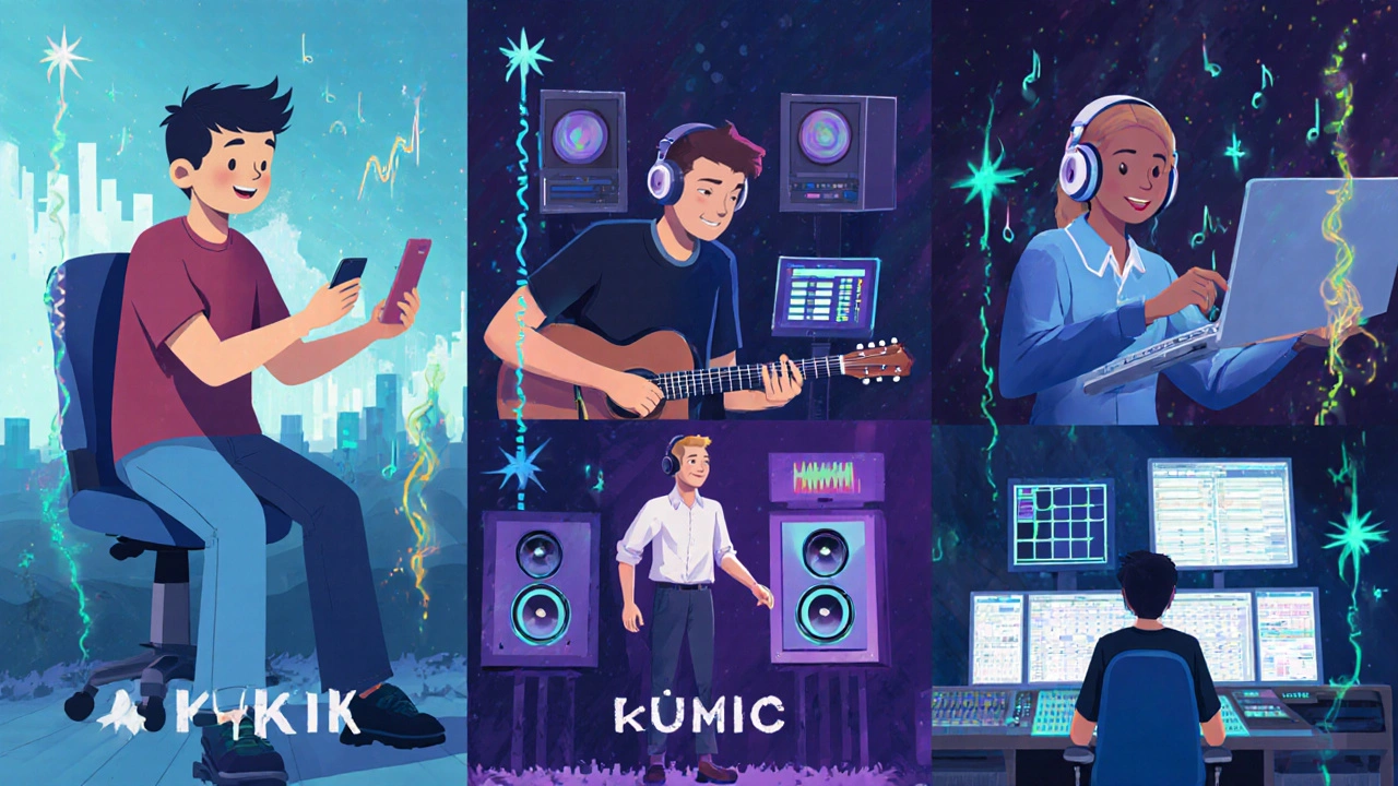 Візуальна історія розвитку звукорежисера в Києві: від дому до професійної студії.